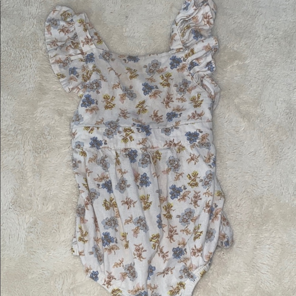 Toddler Floral Romper 🌿